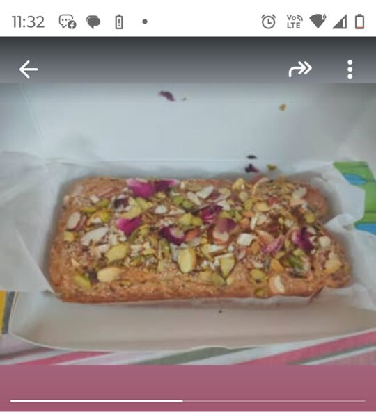 Thandai Loaf Cake